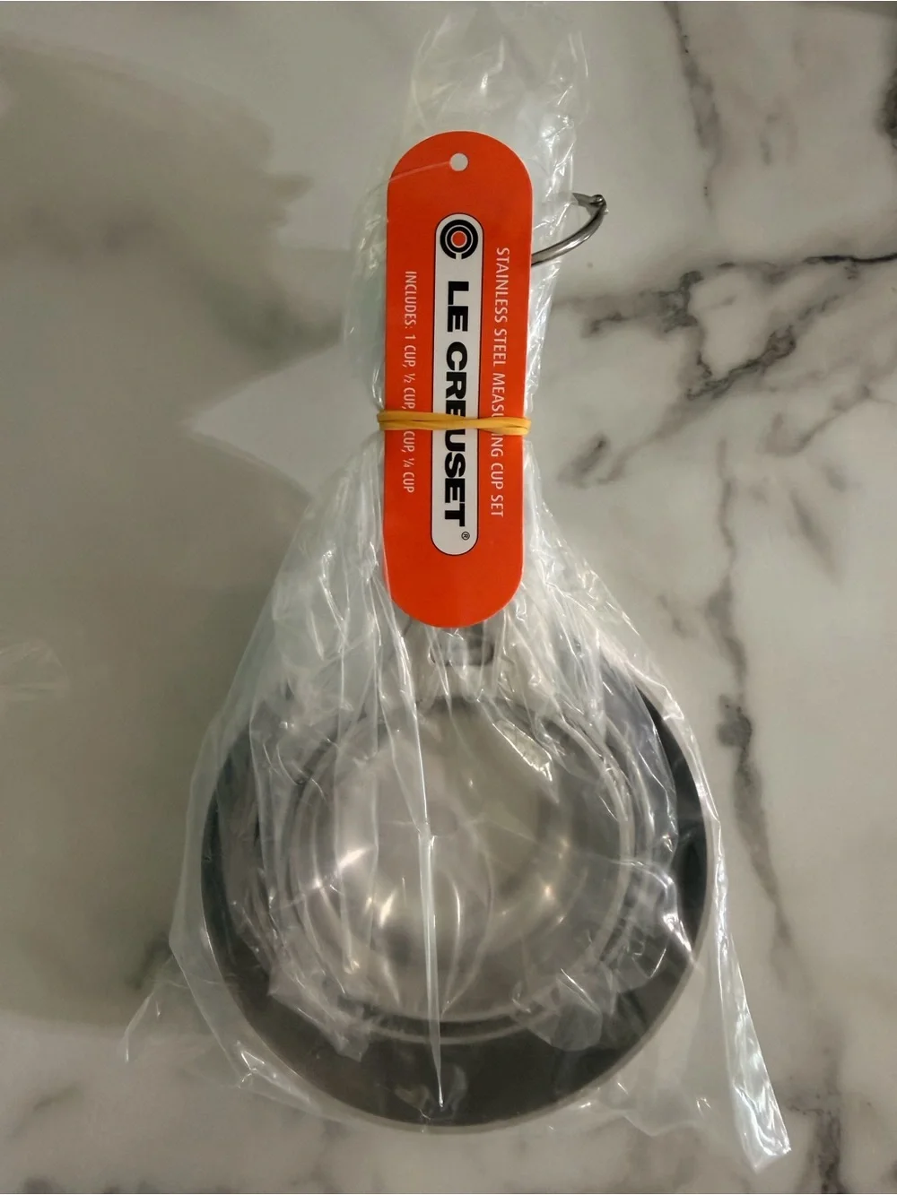 Le Creuset Stainless Steel Measuring Cups - Silver